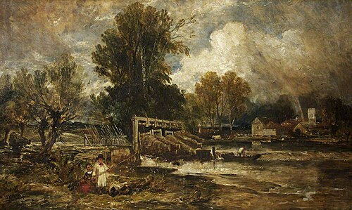 Eel Bucks at Goring, 1843, William James Müller