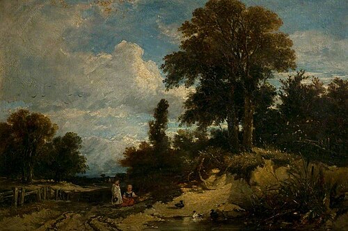 A Wooded Landscape, 1844, William James Müller