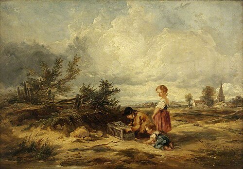 The Bird Trap, 1845, William James Müller