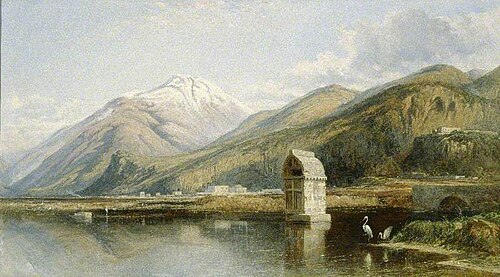 Tomb in the Water, Telmessos, Lycia, 1845, William James Müller