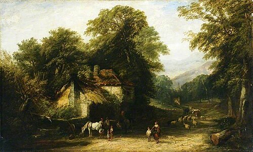 The Village Smithy, , William James Müller