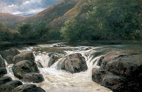 On the River Avon, , William James Müller