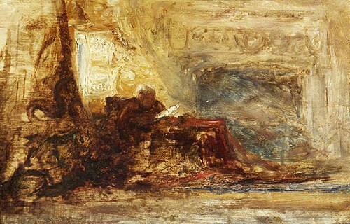 Figure in a Study, , William James Müller