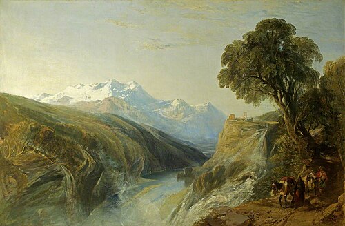 An Alpine Scene, , William James Müller