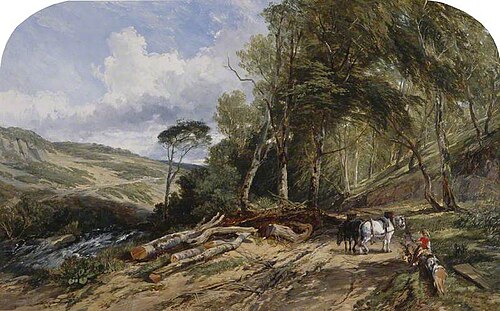 Hauling Timber, , William James Müller