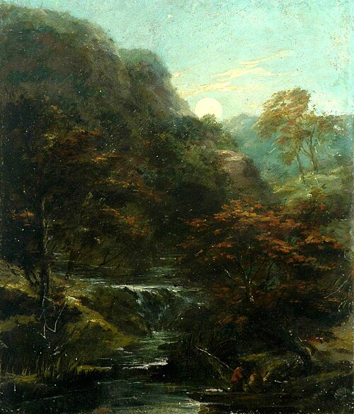 Evening on the River, , William James Müller