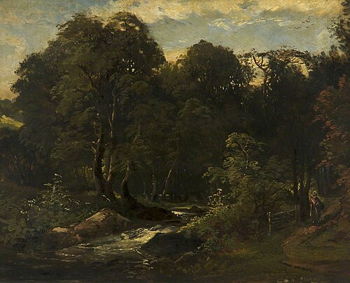 A Woody Landscape, , William James Müller