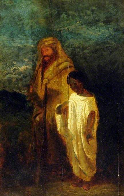Oriental and Girl, , William James Müller