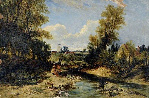 Landscape, , William James Müller
