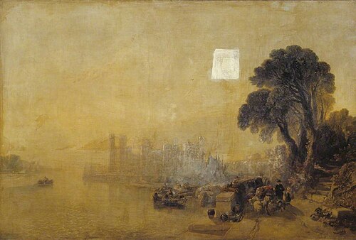 Caernarvon Castle, 1837, William James Müller