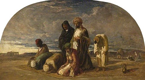 Prayers in the Desert, 1844, William James Müller