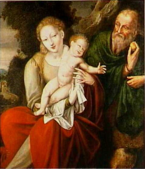 Holy Family, 1571, Jan Matsys
