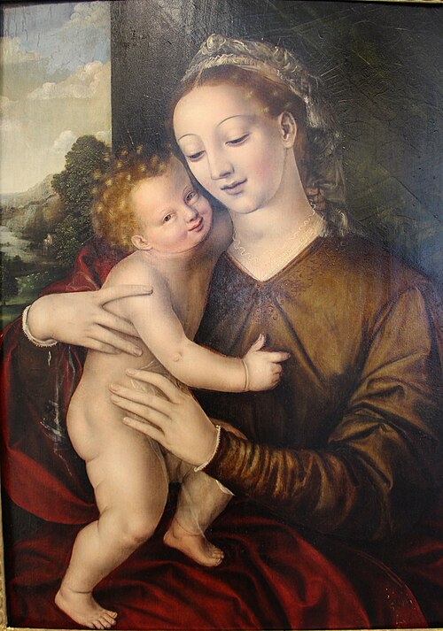 Virgin and child, 1552, Jan Matsys