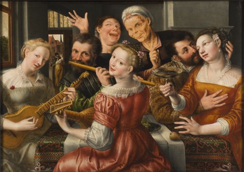 Une joyeuse compagnie, 1549, Jan Matsys