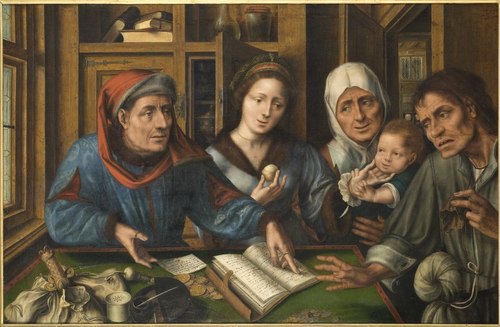 The Rent Receiver's Office, 1514, Jan Matsys