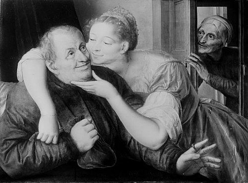 The ill-matched lovers, 1561, Jan Matsys