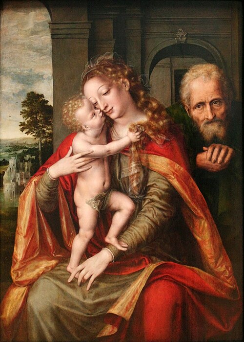 The Holy Family, 1563, Jan Matsys