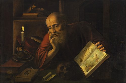 Saint Jerome, 1537, Jan Matsys