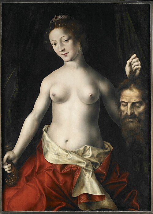 Judith tenant la tête d'Holopherne, 1543, Jan Matsys