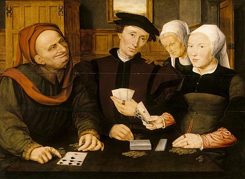 The Card Players, 1557, Jan Matsys