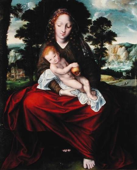 The Virgin and the Infant Christ, 1550, Jan Matsys