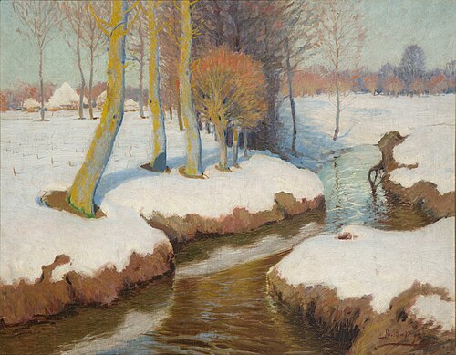 Winter Landscape, 1914, Roman Bratkowski