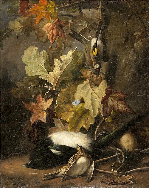 Stilleven met dode vogels, 1840, Gabriel Henriquez de Castro