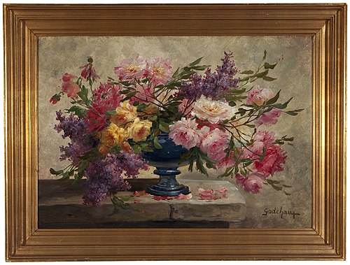 Still Life with Flowers, , Emile Godchaux