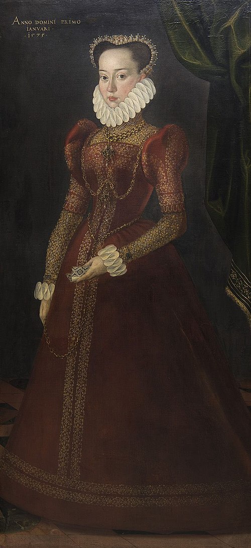 Anna, Tochter des Pfalzgrafen Wolfgang von Zweibrücken-Veldenz, 1575, Master of the Vohenstrauss Portrait