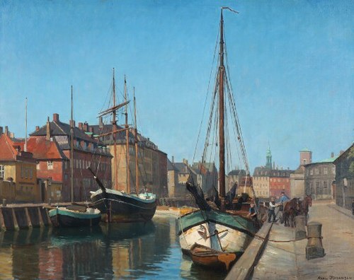 View from Frederiksholms Kanal, , Axel Johansen