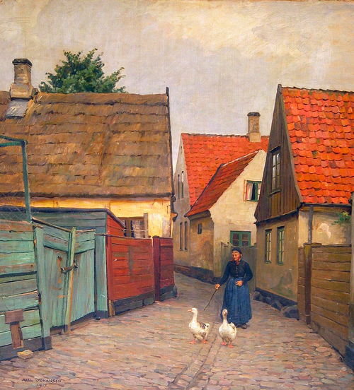 View from Dragør, Denmark., 1917, Axel Johansen