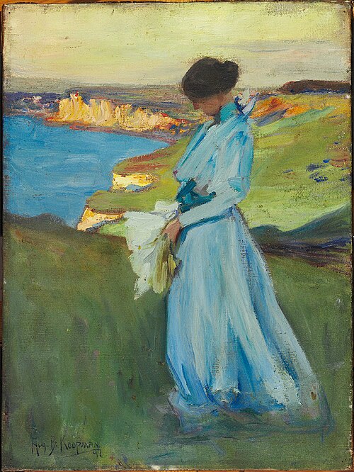 Lady in White, 1897, Augustus Koopman