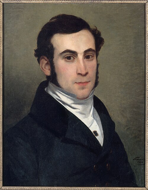 Portrait d'inconnu, présumé Alexandre-Auguste Ledru-Rollin, 1833, Alphonse Lavaudan