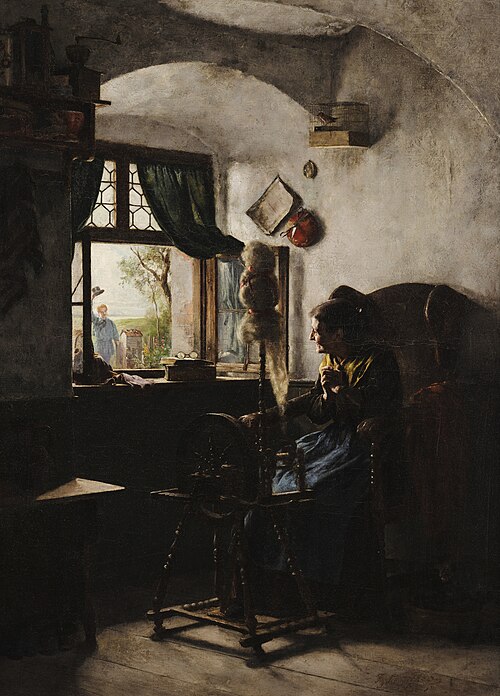 The Morning Greeting, , Franz Xaver Schmid-Breitenbach