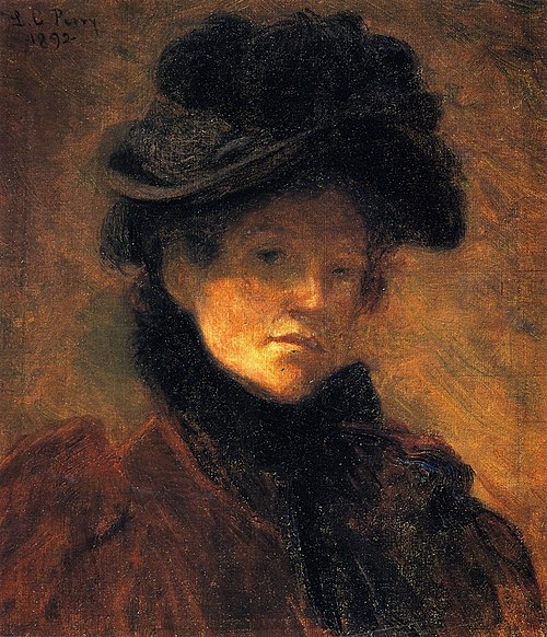Self-portrait, 1892, Lilla Cabot Perry