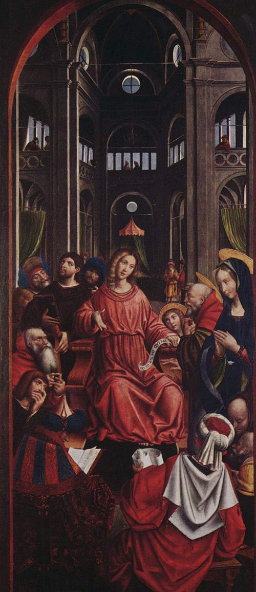 Christ Teaching in the Temple, 1526, Defendente Ferrari