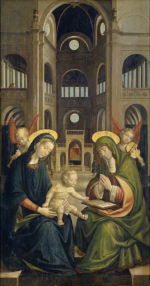 Sainte Anne trinitaire, 1528, Defendente Ferrari