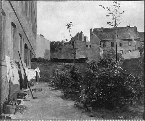 Vorstadthof, 1882, Heinrich Rettig