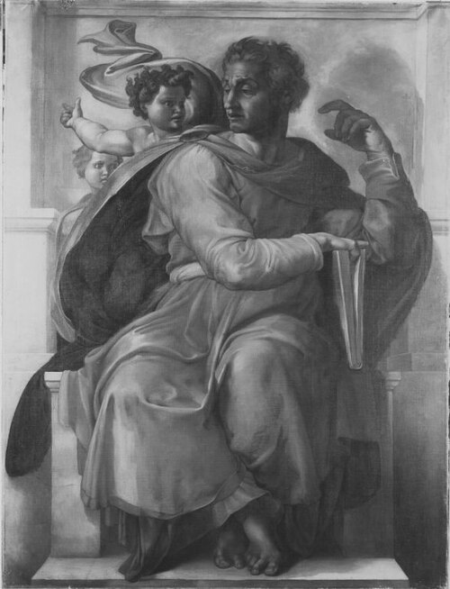 Der Prophet Jesaias (nach Michelangelo), 1870, Karl Josef Schwarzer