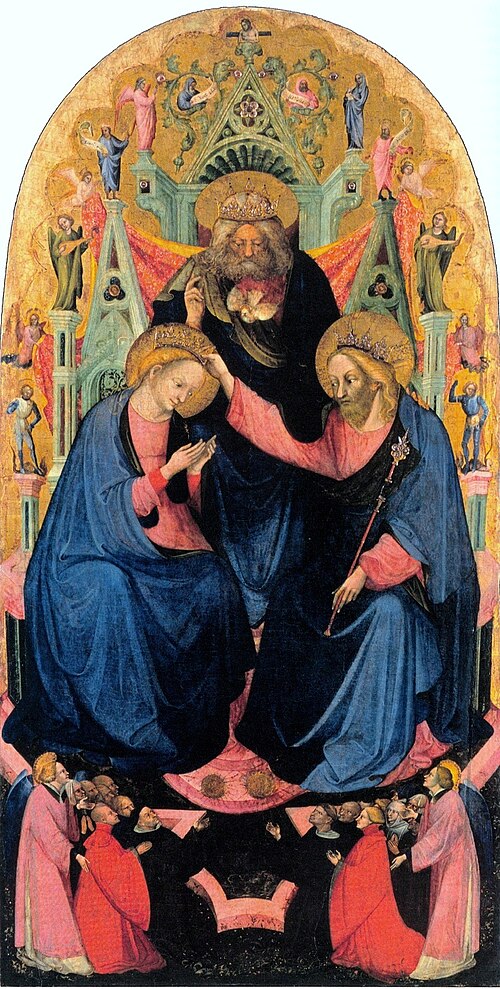 Coronation of The Virgin., 1415, Nicolò di Pietro