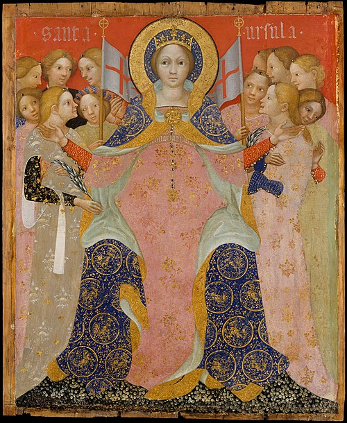 Saint Ursula and Her Maidens, 1410, Nicolò di Pietro