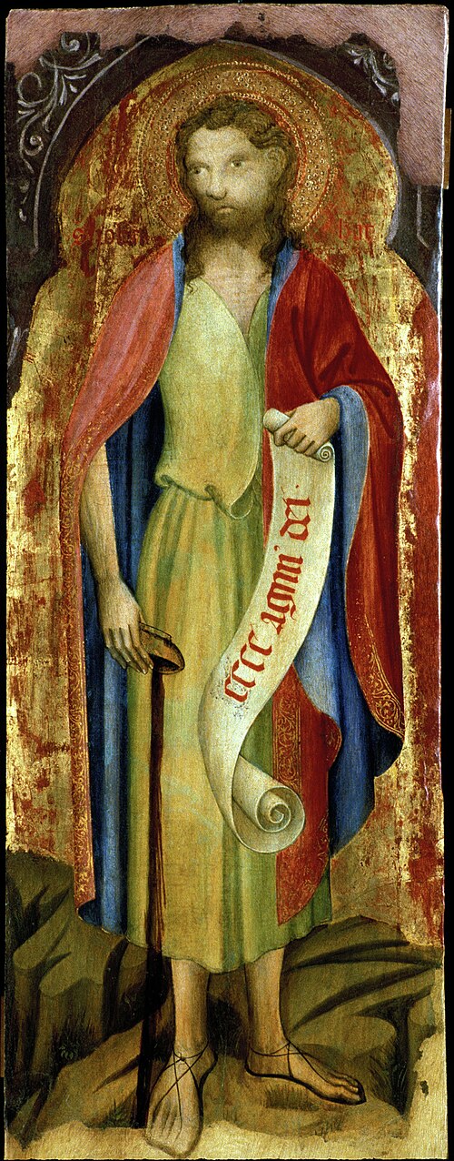 Saint John the Baptist, , Nicolò di Pietro
