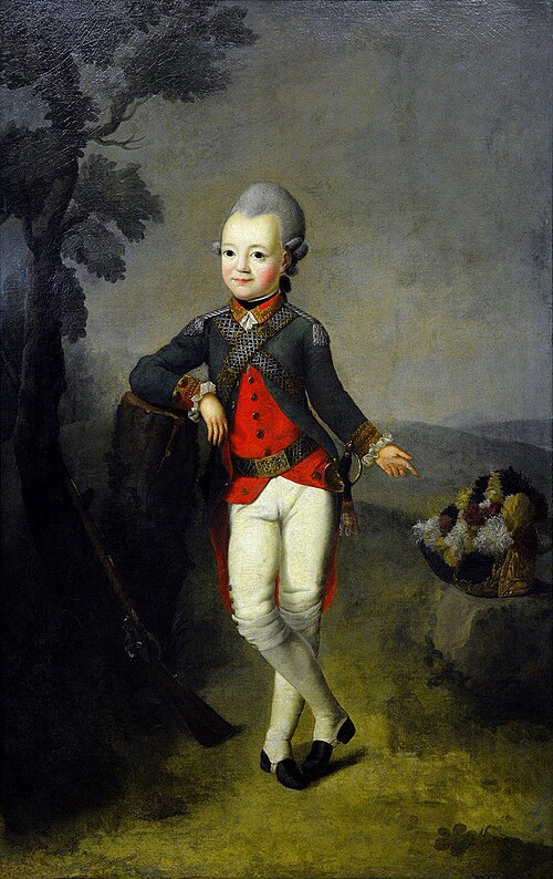 Portrait of Alexander Alekseevich Turchaninov (1772-1796), 1777, 