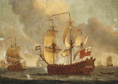 An English Fourth Rate ship-of-the-line ..., 1681, Willem Van de Velde le Jeune