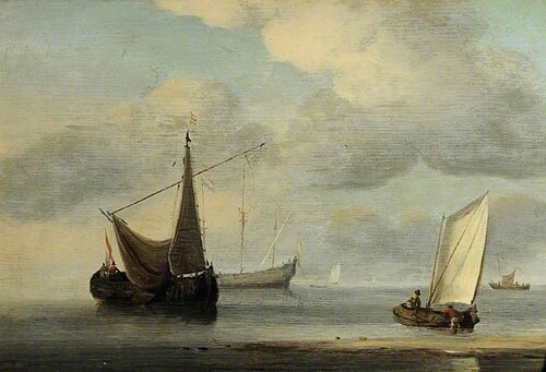 Seascape, 1670, Willem Van de Velde le Jeune