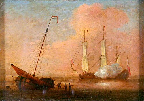 The Evening Gun, , Willem van de Velde the Younge