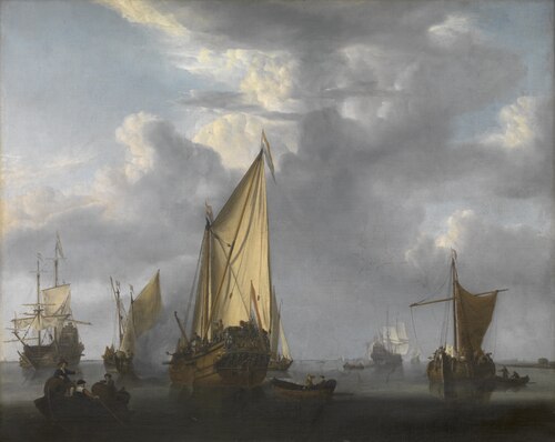 The Canon Shot, , Willem van de Velde the Younge
