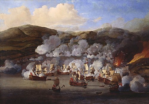 The Attack on the French Ships at Martinique, 6th July 1667, 1675, Willem van de Velde the Younge