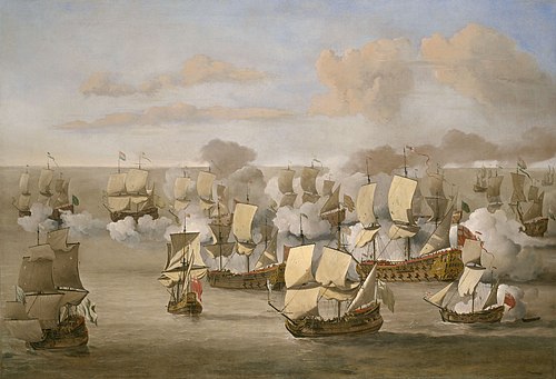 The "Mary Rose" Action, 28 December 1669, 1676, Willem van de Velde the Younge