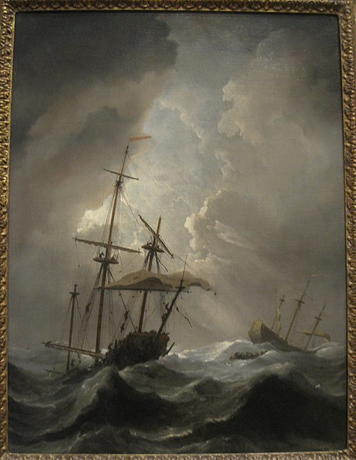 Storm at Sea, 1675, Willem Van de Velde le Jeune